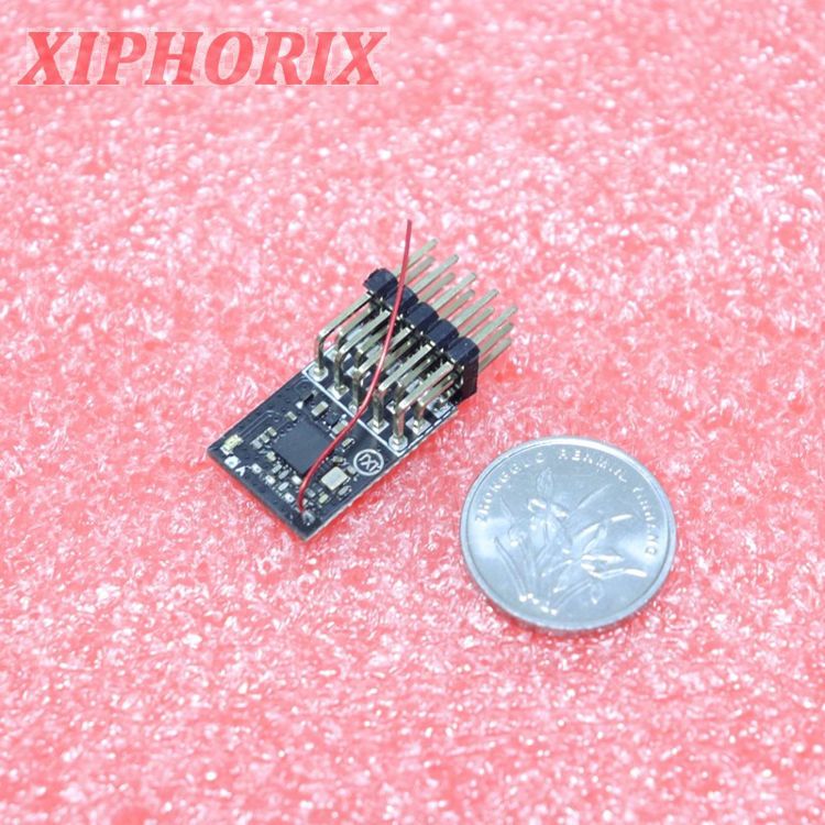 Picture of Compatible Multi Protocol,  Support TELEM, 2.4G Micro 5Channel Receiver,  CROSSOVER-RX AR52 Series Receiver